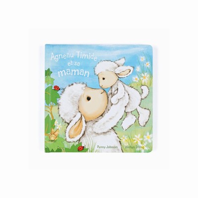 Jellycat Agneau Timide Et Sa Maman Livre and Bashful Lamb Medium New Zealand | QSKLY0513